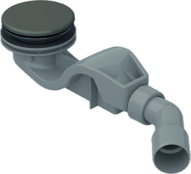 Produktbild Bette Solid 50 Ablaufgarnitur, seitlich 0,6 l/s, mit Antirutsch Pro oder Sense, B598- (Ablaufgarnitur)