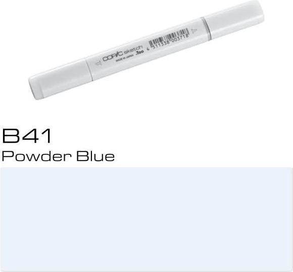 Image du produit Copic Sketch type B - 41 (B41 - Bleu poudre, 1 x)