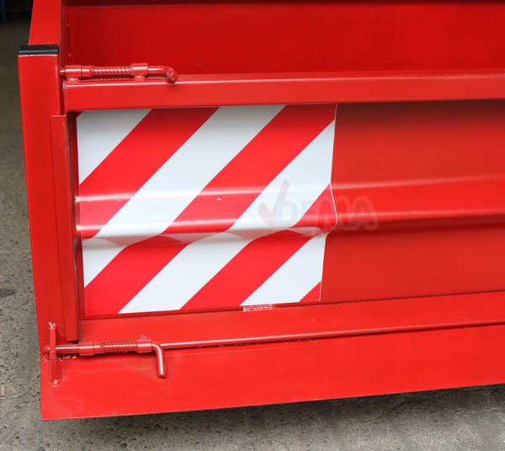 Produktbild Dema Heckcontainer Typ 1500 S / K1- rot (550 l)
