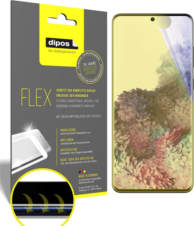 Produktbild Dipos Displayschutzfolie Full-Cover 3D (2 Stück, Samsung Galaxy S20+)
