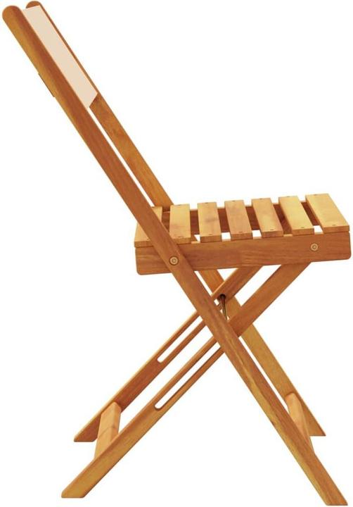 Immagine prodotto vidaXL Sedie da bistrot 2 pezzi. Acacia e tessuto