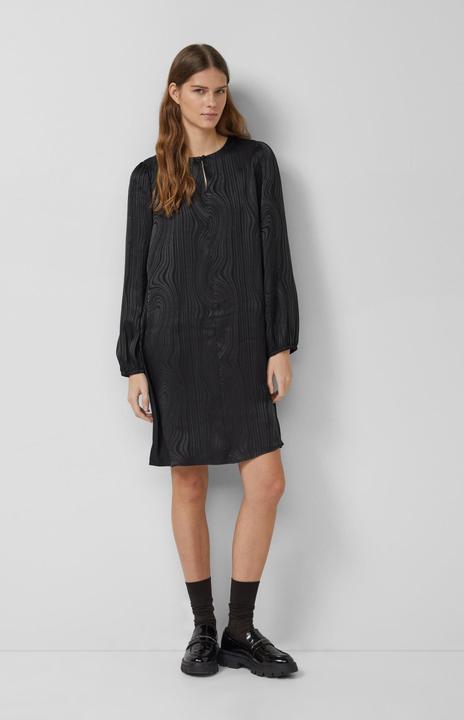 Image du produit s.Oliver Kleid Fliessendes Jacquardkleid mit Raffung (48)
