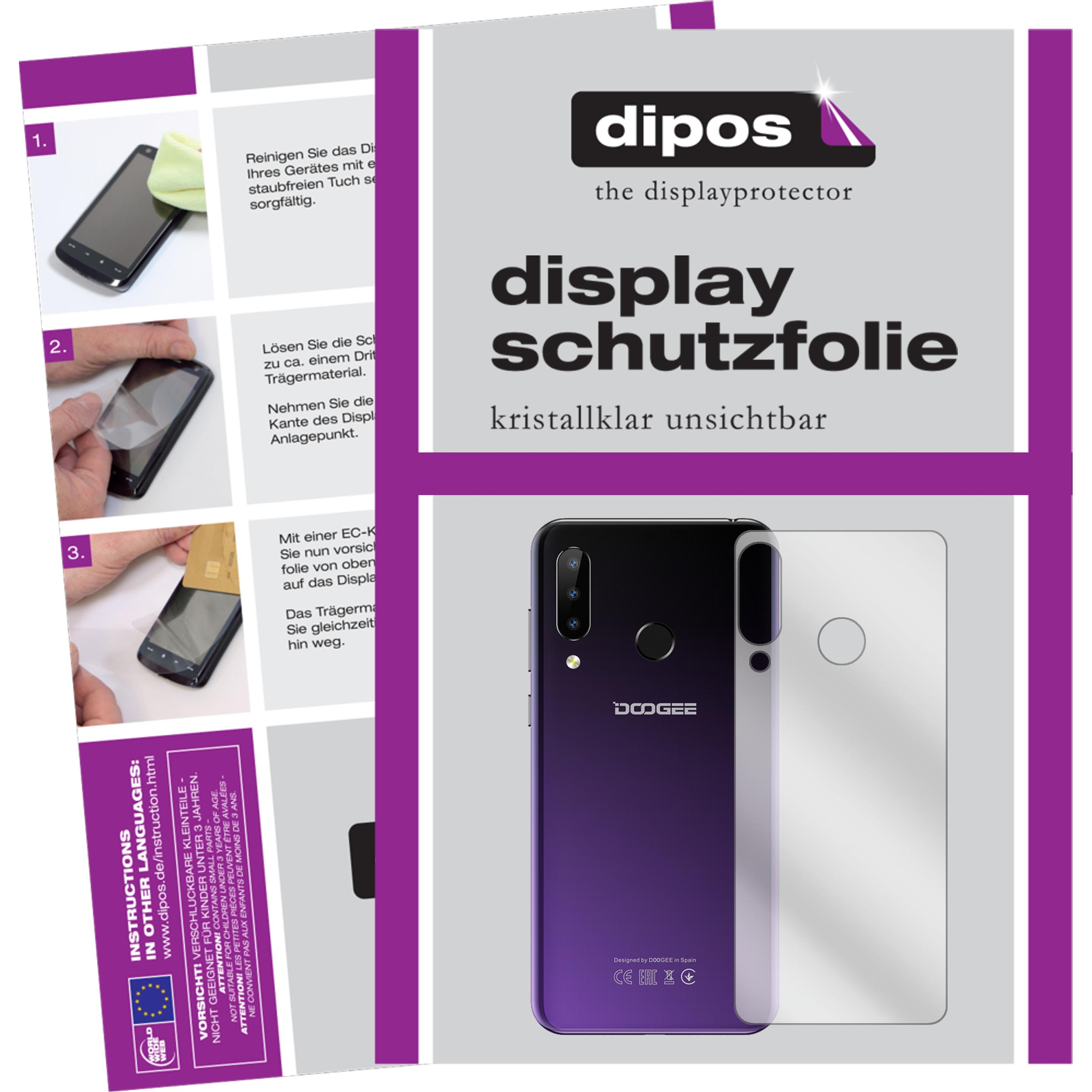 Thumbnail - Dipos Displayschutzfolie Crystalclear (2 Stück, Doogee N20), Smartphone Schutzfolie, Transparent
