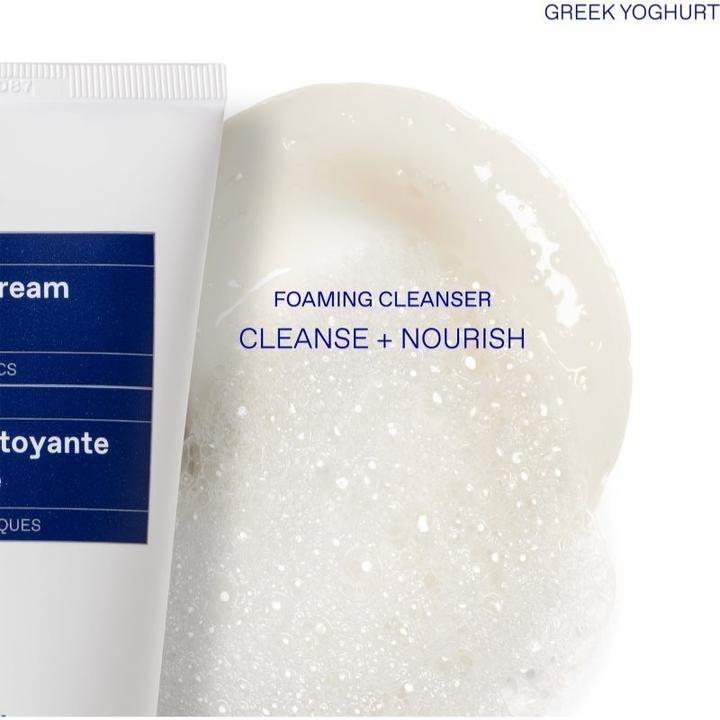 Actual product image Korres Greek Yoghurt Foaming Cream Cleanser 400Ml (Cleansing Foam, 400 ml)