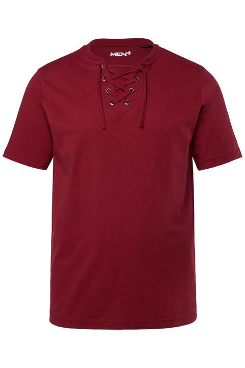 Image du produit Men+ T-Shirt, Halbarm, Rundhals mit Schnürung (5XL)