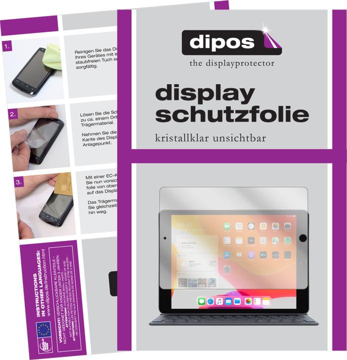 Produktbild Dipos Displayschutzfolie Crystalclear (1 Stück, iPad 2019 (7. Gen))