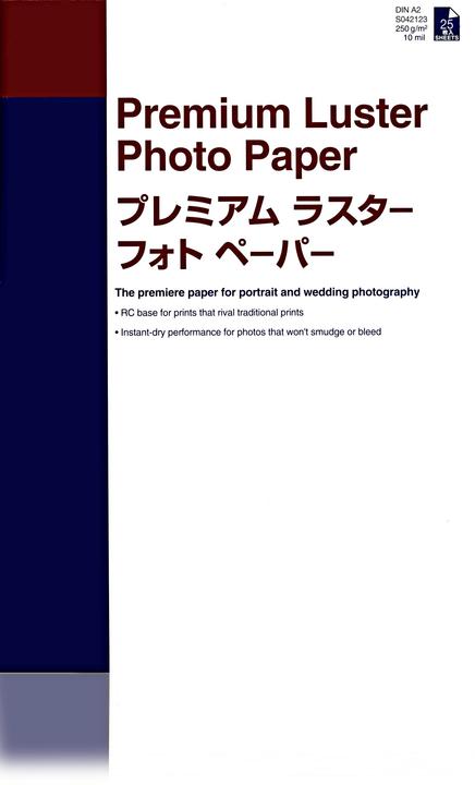 Image du produit Epson Papier photo Premium Luster (260 g/m², A2, 25 x)