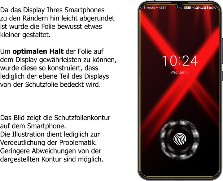 Produktbild Dipos Displayschutz Anti-Shock (1 Stück, Umidigi X)
