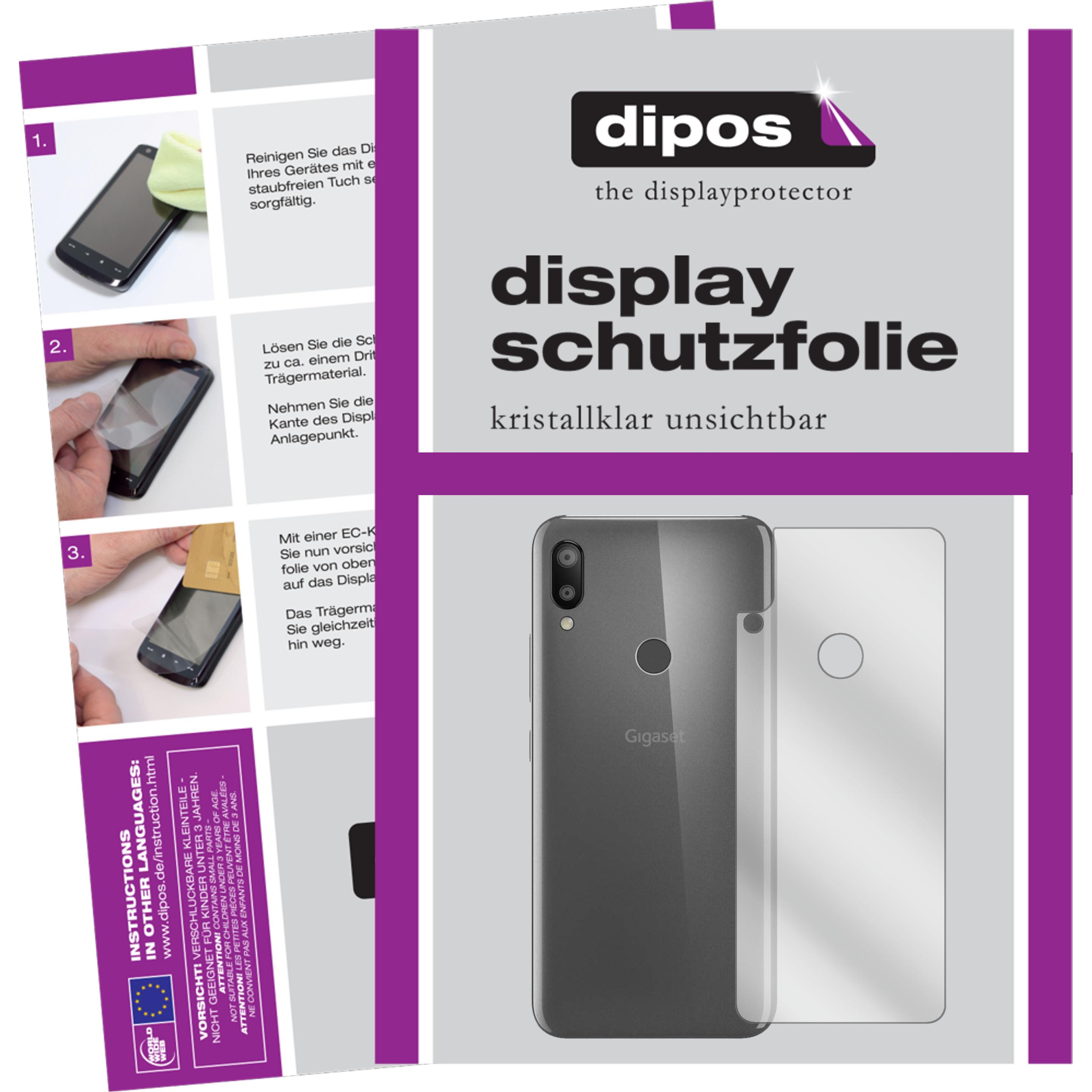 Dipos Displayschutzfolie Crystalclear (5 Stück, Gigaset GS190), Smartphone Schutzfolie, Transparent