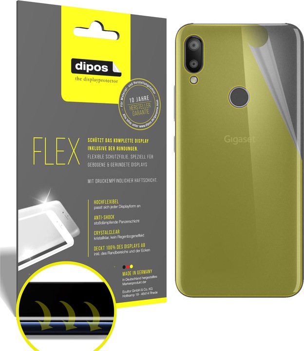 Produktbild Dipos Displayschutzfolie Full-Cover 3D (2 Stück, Gigaset GS190)