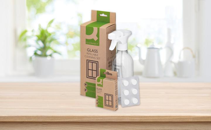 Actual product image Q-Connect Glass cleaner starter set