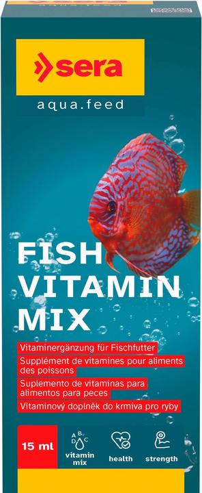 Sera Fish Vitamin Mix 100 ml (Poissons d'étang, Poissons d'ornement, 10 cl)