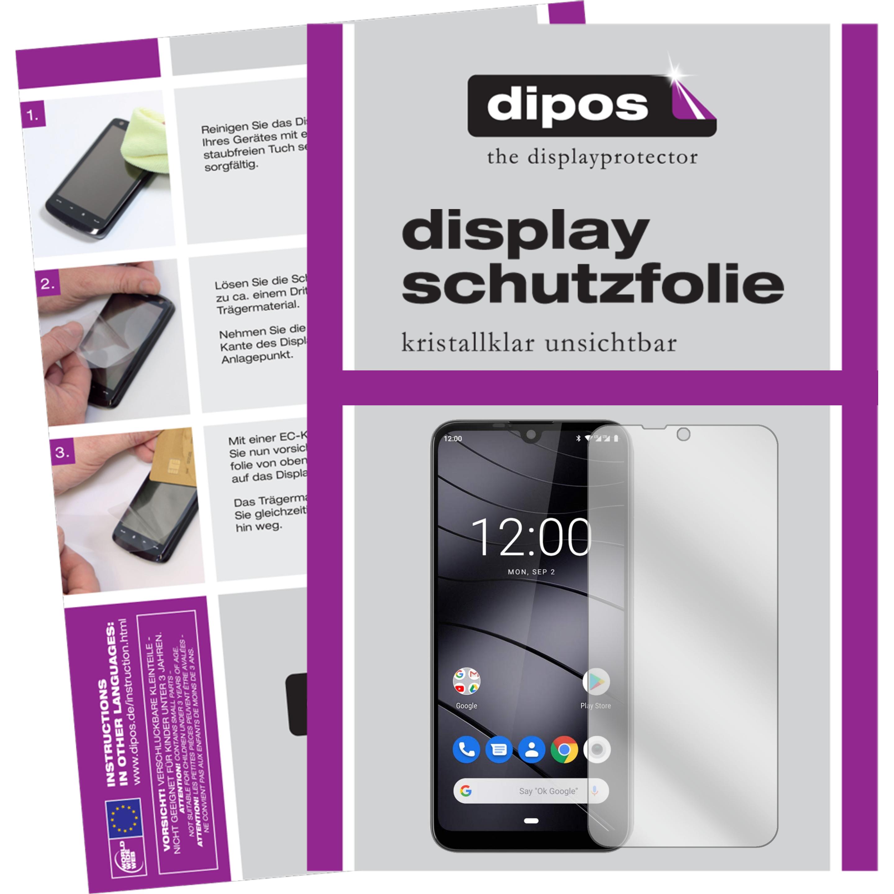 Dipos Displayschutzfolie Crystalclear (6 Stück, Gigaset GS190), Smartphone Schutzfolie, Transparent