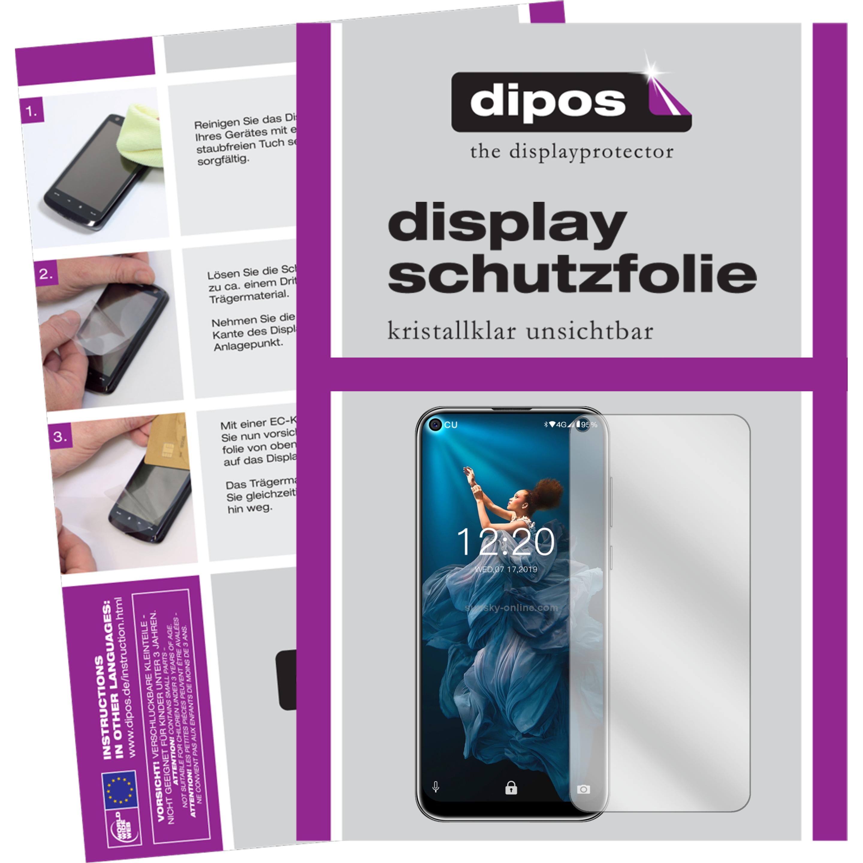 Dipos Displayschutzfolie Crystalclear (6 Stück, Oukitel C17 Pro), Smartphone Schutzfolie, Transparent
