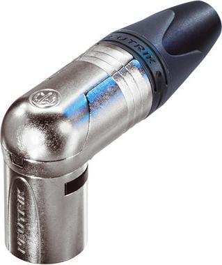Produktbild Neutrik - Xlr-Kabelstecker, 3-Polig, Rechtwinklig, Vernickeltes Gehäuse, Silber Beschichtete Kontakte (0.04 m, XLR)