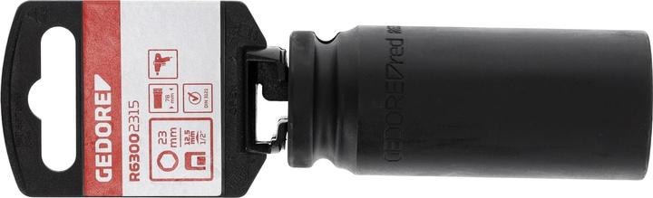 Produktbild Gedore Red red R63002315 Kraftschraubereinsatz 1/2" 6-kant 23 mm Länge 78 mm (23 mm)