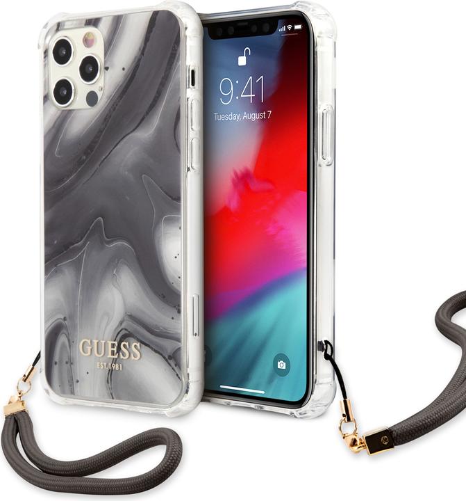 Actual product image Guess TPU Case Marble (Apple iPhone 12 Pro)