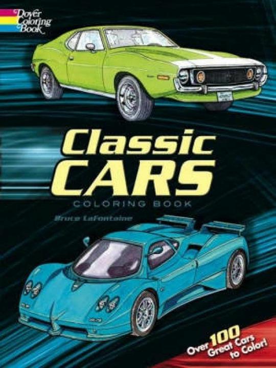 Image du produit Livre de coloriage Classic Cars