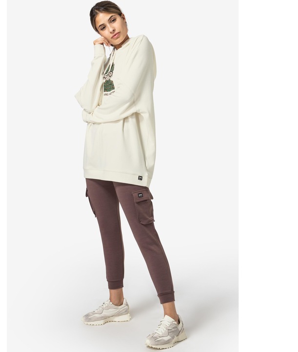 Actual product image Super Natural W Snow Cat Hoodie (S)