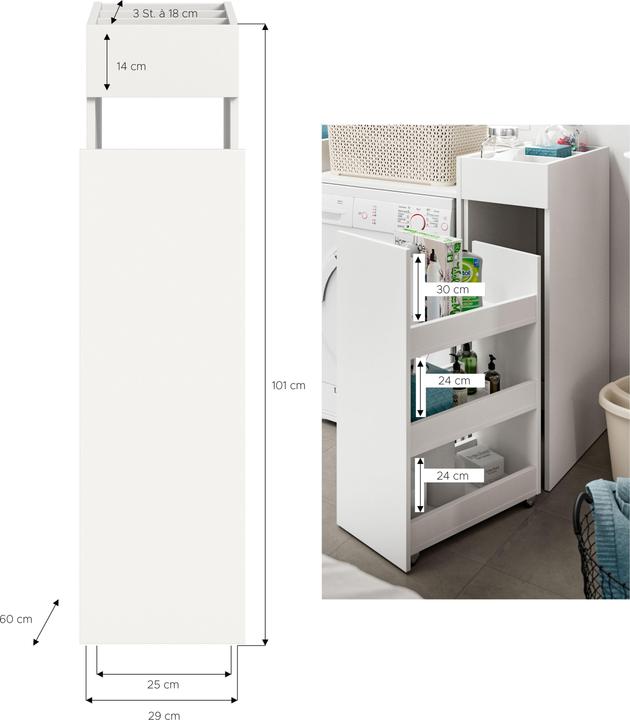 Immagine prodotto Xonox Home Gratis (29 x 60 x 101 cm)