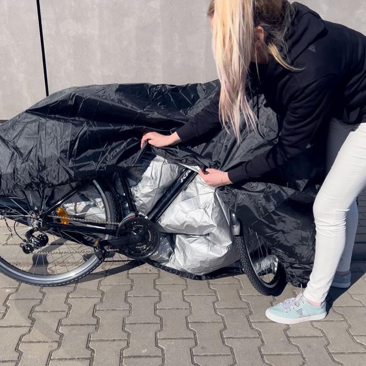 Produktbild Hurtel Waterproof grill cover, bicycle cover, bicycle cover, garden furniture cover, XXL cover, black