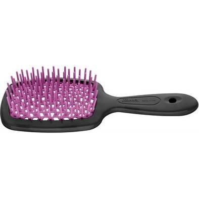Konjac Sponge, Haarbürste + Kamm, Janeke Small Superbrush Small Hairdressing Brush For Detangling Hairack-Fuchsia