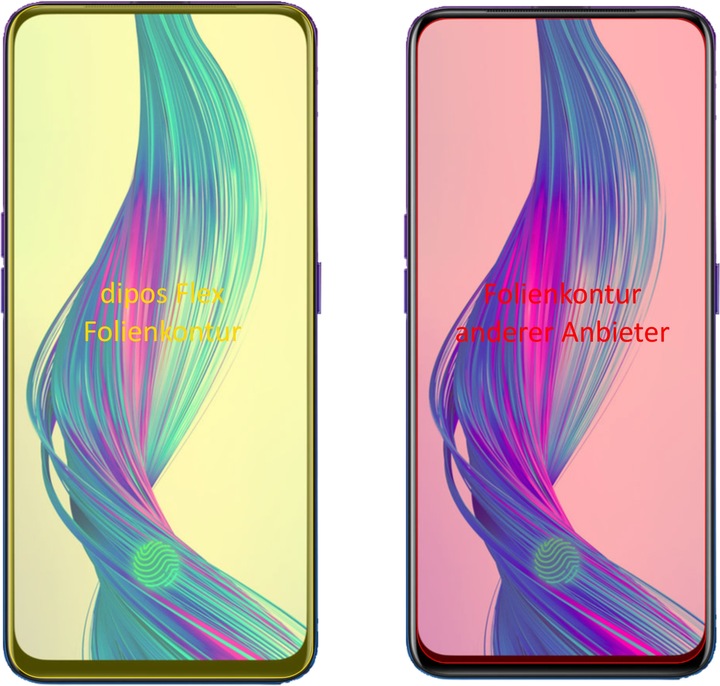 Produktbild Dipos Displayschutzfolie Full-Cover 3D (3 Stück, Oppo Realme X Master Edition)