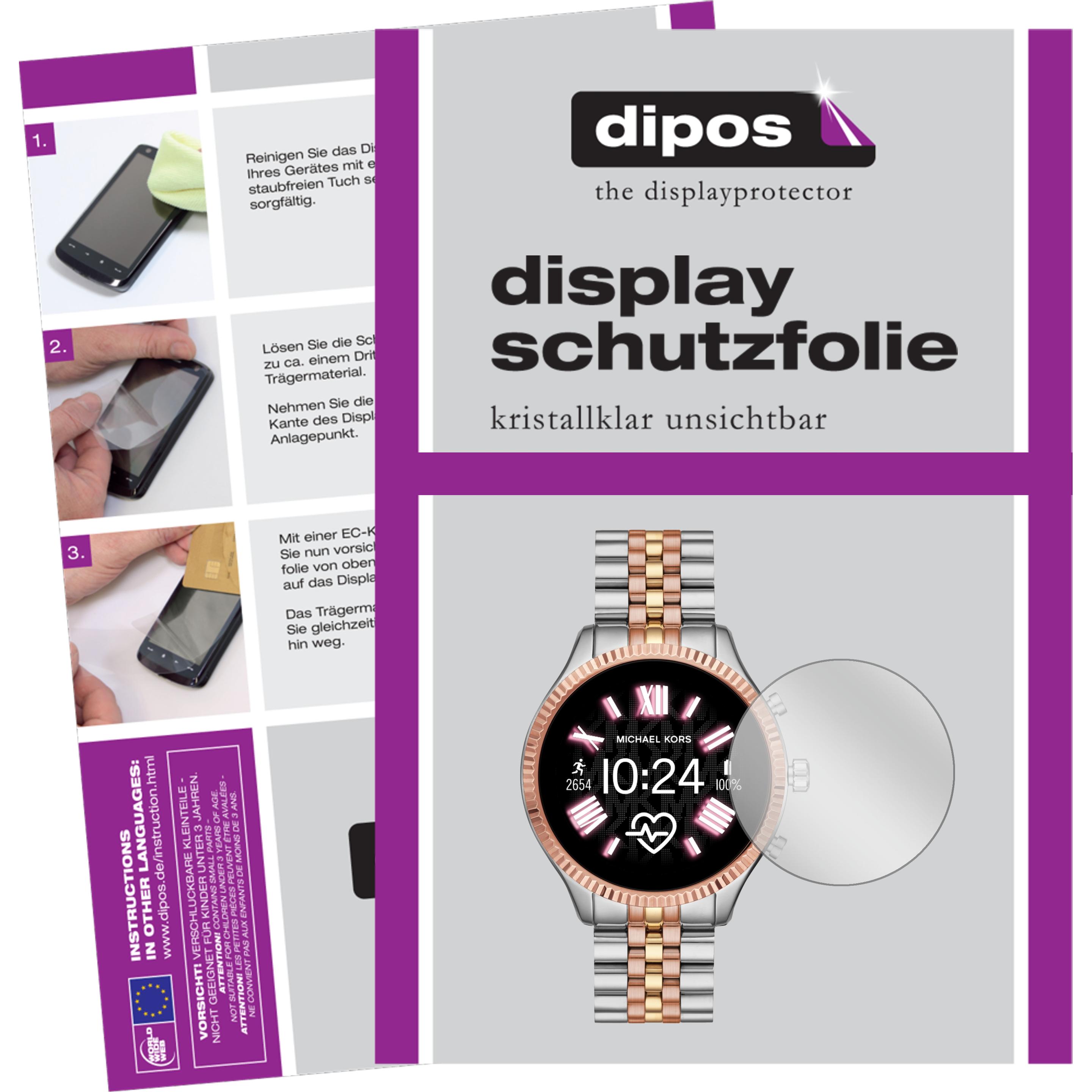 Thumbnail - Dipos Displayschutzfolie Crystalclear, Smartwatch Schutzfolie, Transparent