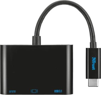 Produktbild Trust USB-C Multiport Adapter (HDMI, USB, 1.40 cm)