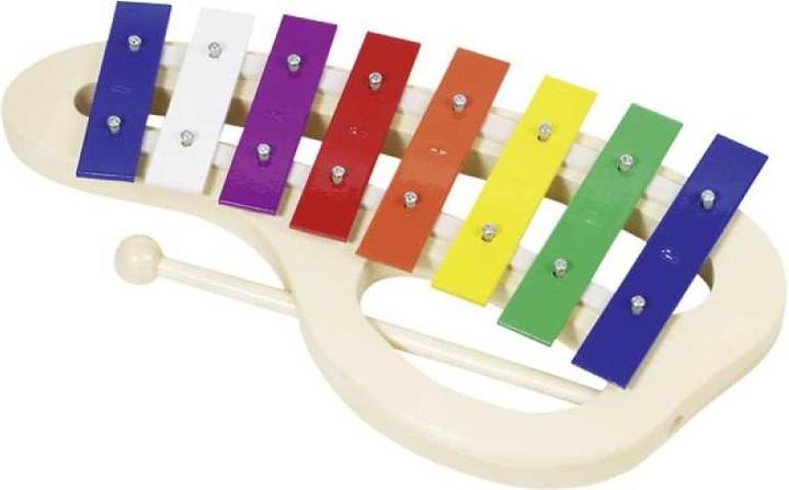 Produktbild Goki Xylophon Gebogen 8 Töne (Deutsch, Französisch, Italienisch, Englisch)