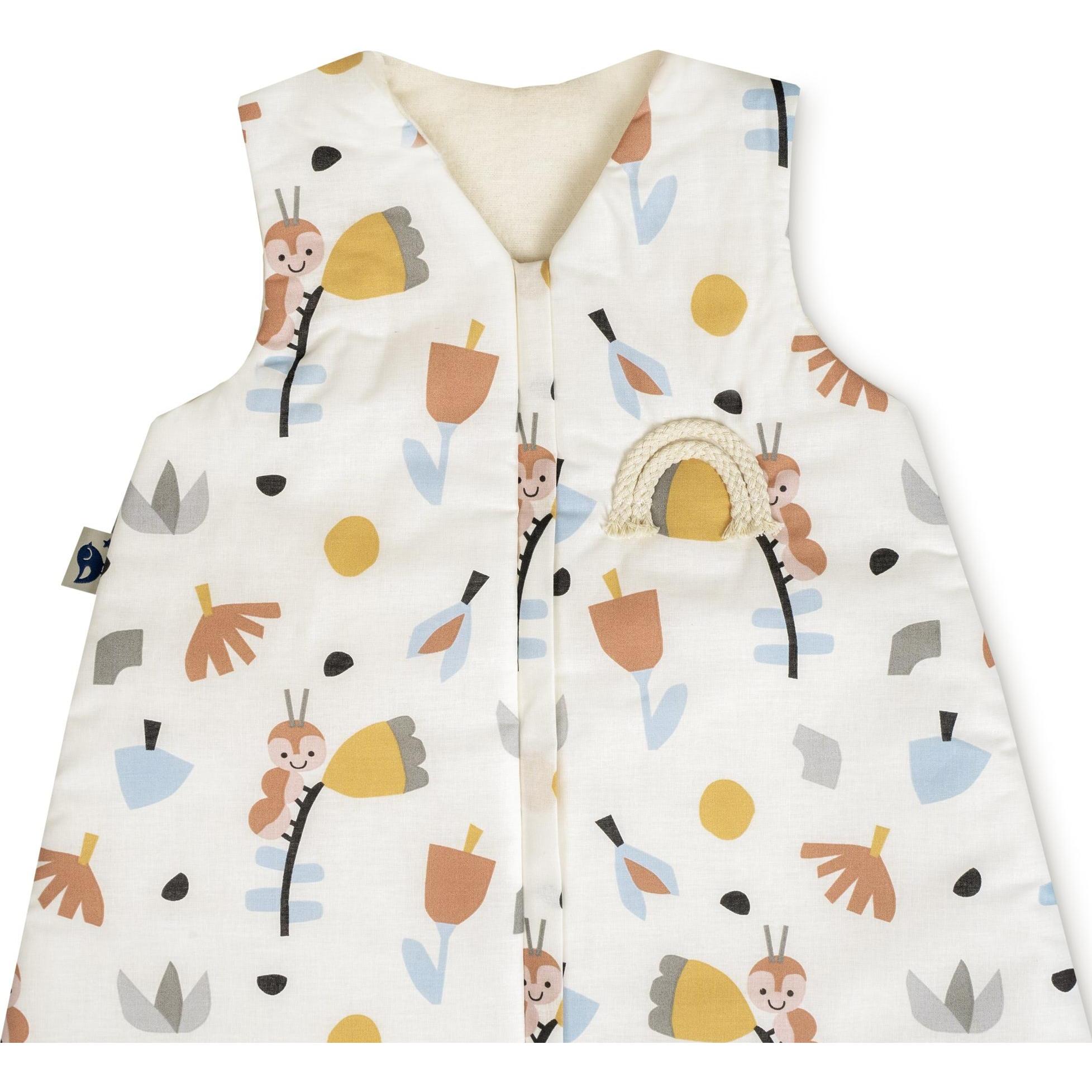 Julius Zöllner, Babyschlafsack, Schlafsack Organic, Crazy Flowers (92 cm)
