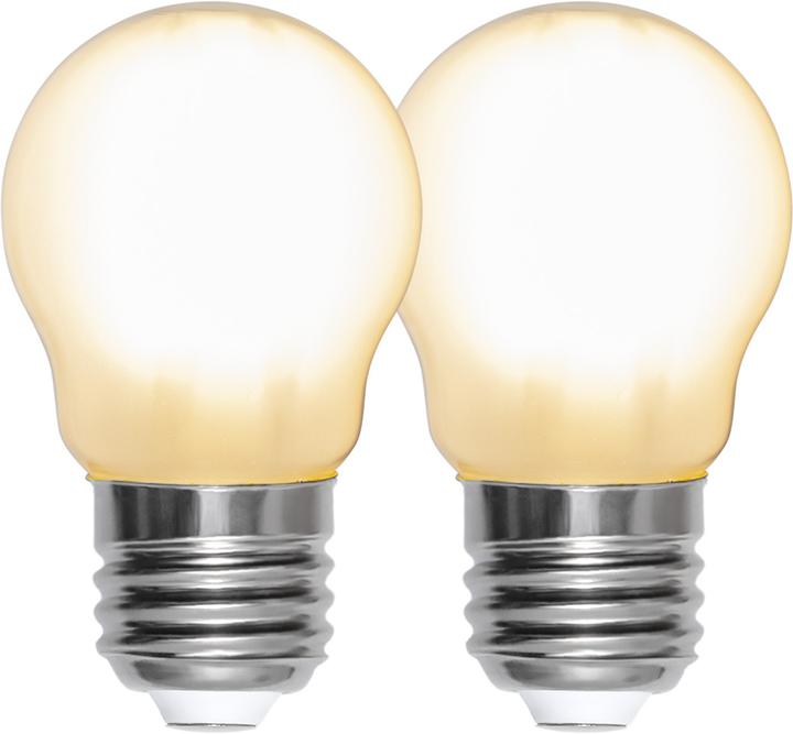 Produktbild Star Trading LED Lamp E27 Frosted Duo Pack (E27, 4.50 W, 470 lm, F)