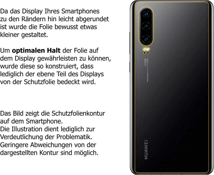 Actual product image Dipos Screen Protector Crystalclear (1 pcs., Huawei P30)