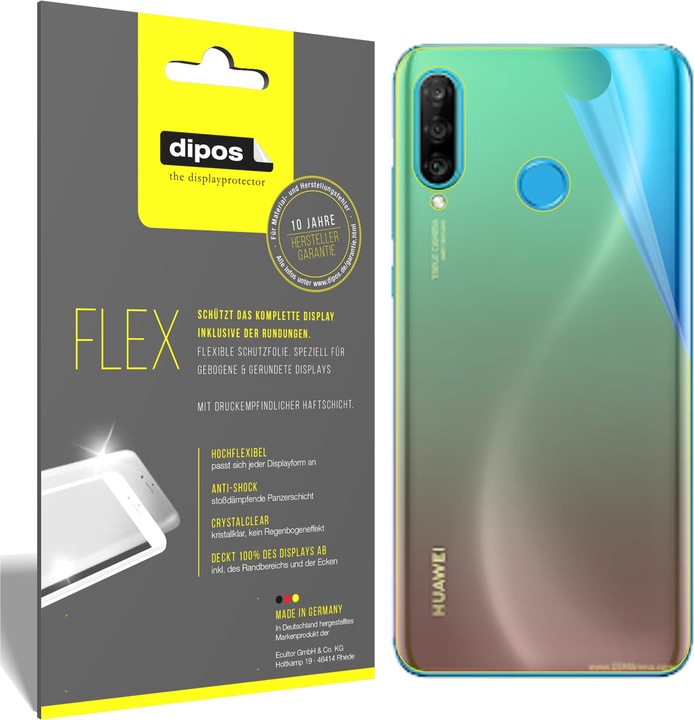 Produktbild Dipos Displayschutzfolie Full-Cover 3D (2 Stück, Huawei P30 Lite)