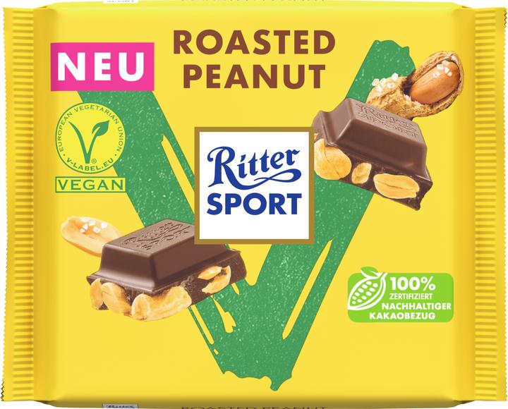 Immagine prodotto Ritter Sport Vegan Roasted Peanut 100g (100 g)