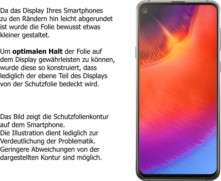 Actual product image Dipos Screen Protector Anti-Glare (2 Piece, Samsung Galaxy A9 Pro (2019))