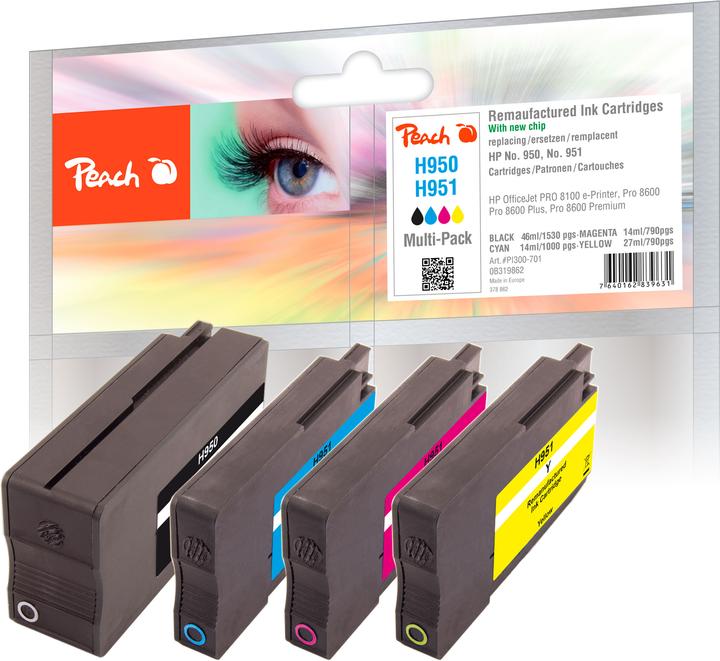 Produktbild Peach 950/951 Multipack (C, M, Y)
