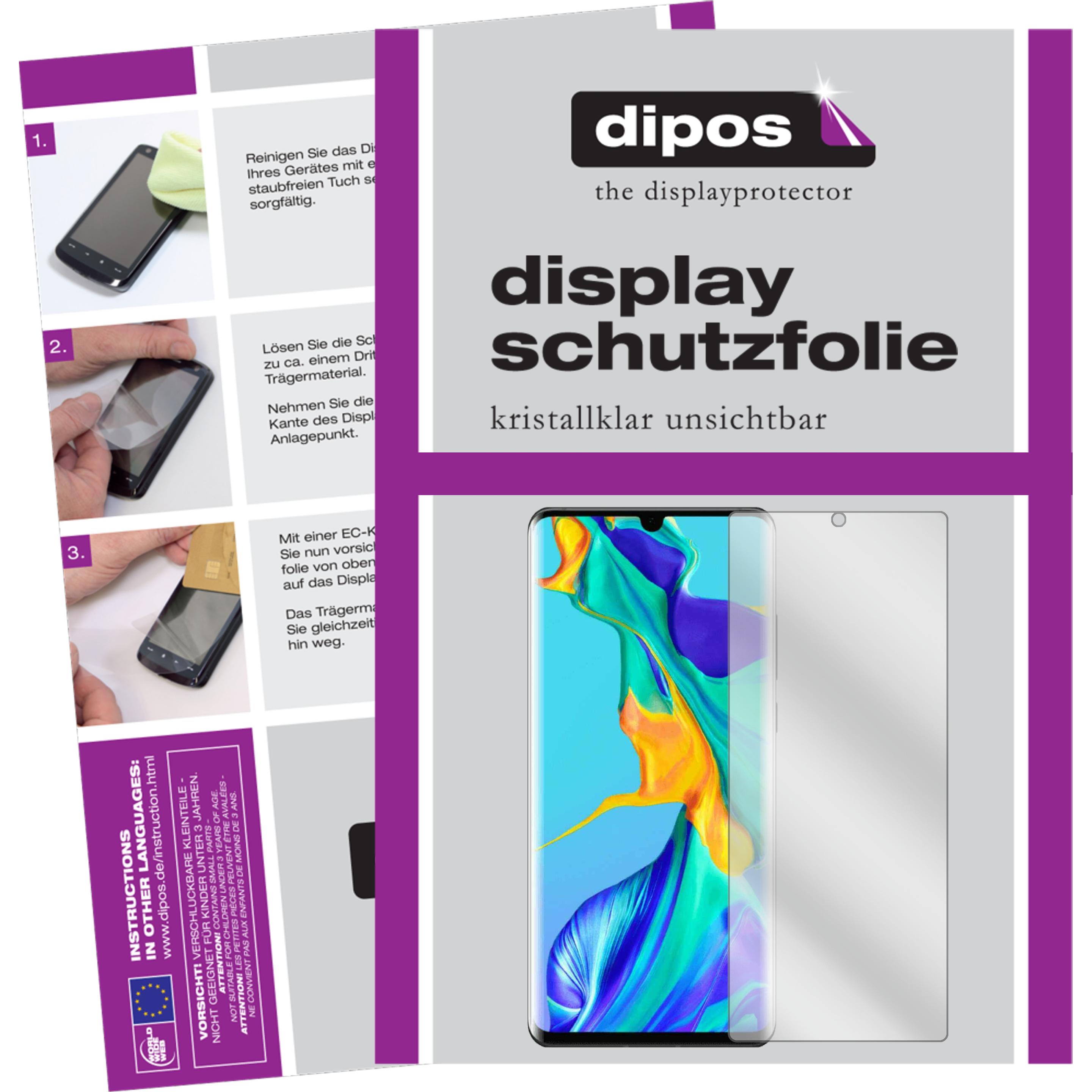 Dipos Displayschutzfolie Crystalclear (2 Stück, Huawei P30 Pro New Edition), Smartphone Schutzfolie, Transparent