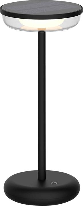 Enovalite LED-Akku-Tischleuchte, Solar- u. Netzbetrieb, dimmbar, 2700K (160 lm)