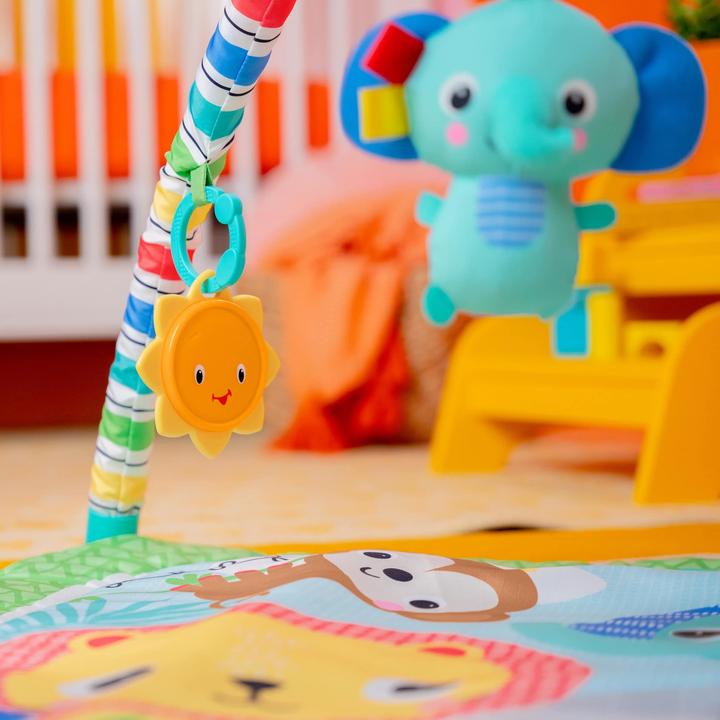 Produktbild Bright Starts Wild Wiggles™ FoldAway™ Spieldecke mit Spielbogen