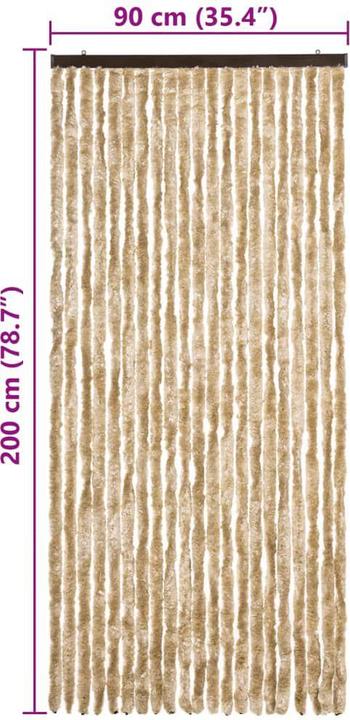 Produktbild vidaXL Insektenschutzvorhang (90 x 200 cm)