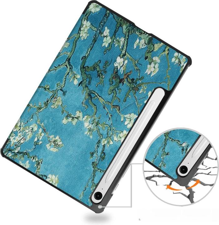 Image du produit Cover-Discount Galaxy Tab S9 FE - Étui Smart Tri-fold Fleurs (Galaxy Tab S9 FE)