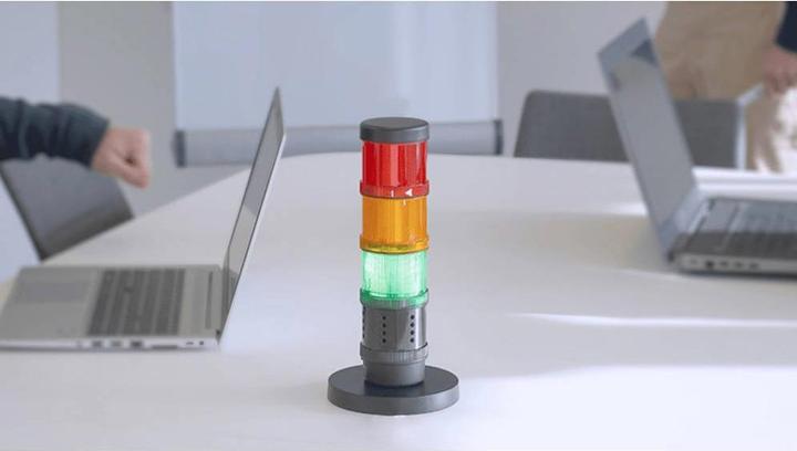 Actual product image Werma CO2 traffic light
