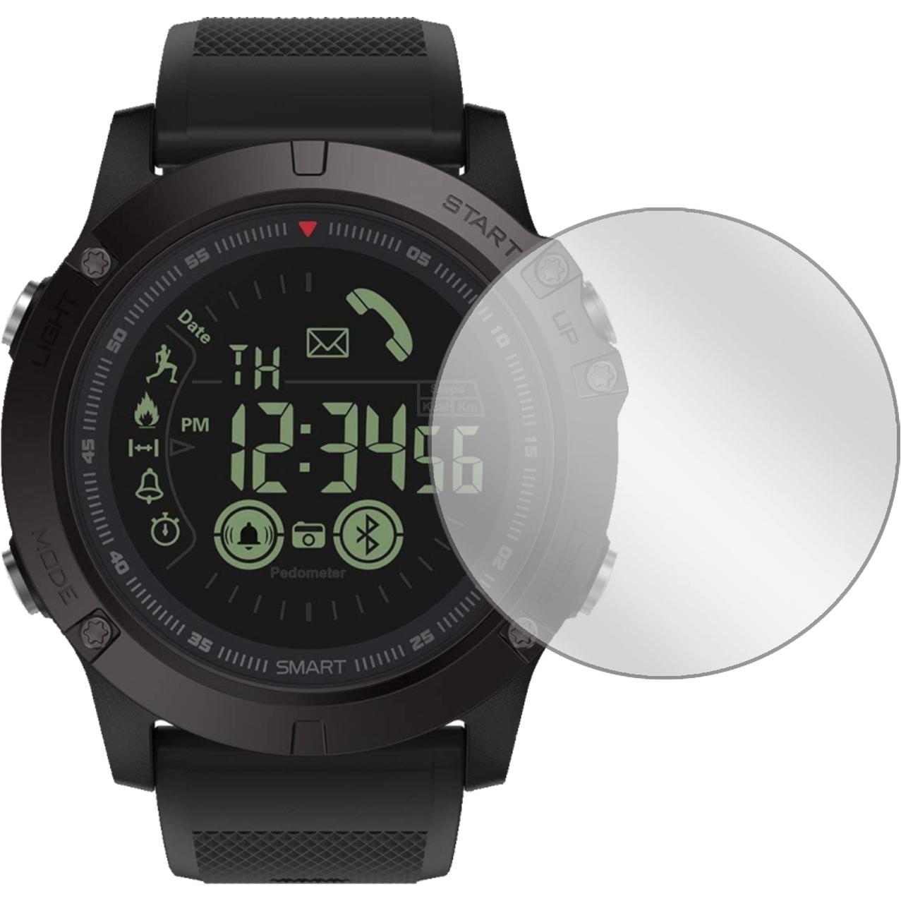 Dipos Displayschutzfolie Crystalclear, Smartwatch Schutzfolie, Transparent