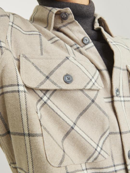 Image du produit Jack & Jones Jprraymond Melange Check Ls Overshirt Sn (XL)
