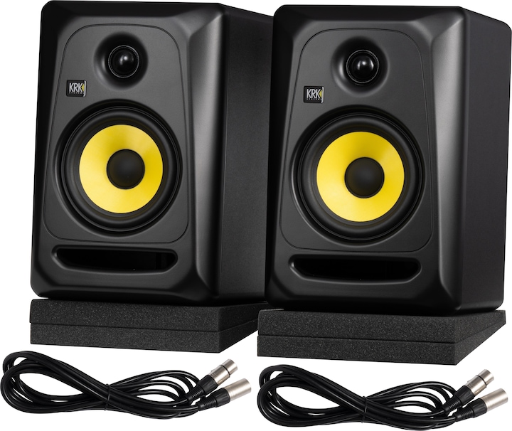 KRK Classic 5 Studio Monitor (Attivo, Coppia, 2x 50 W)