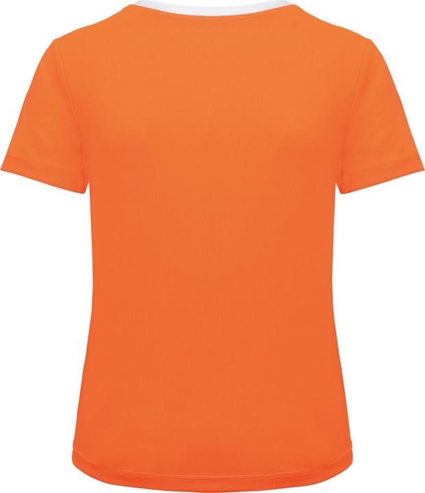 White, Fluorescent Orange