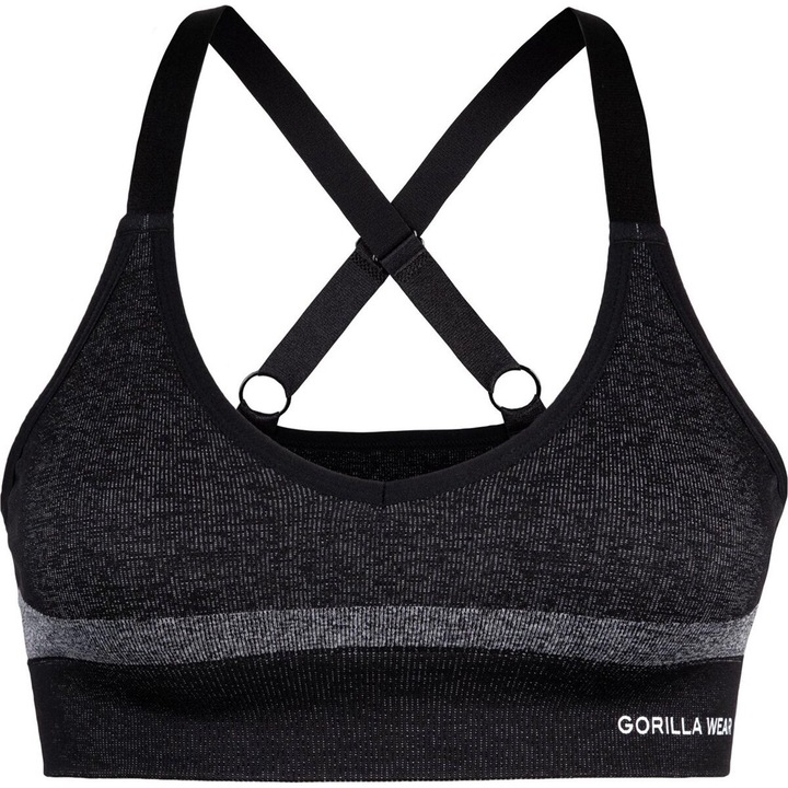 Image du produit Gorilla Wear Selah Seamless Sports Bra - noir (S/M)