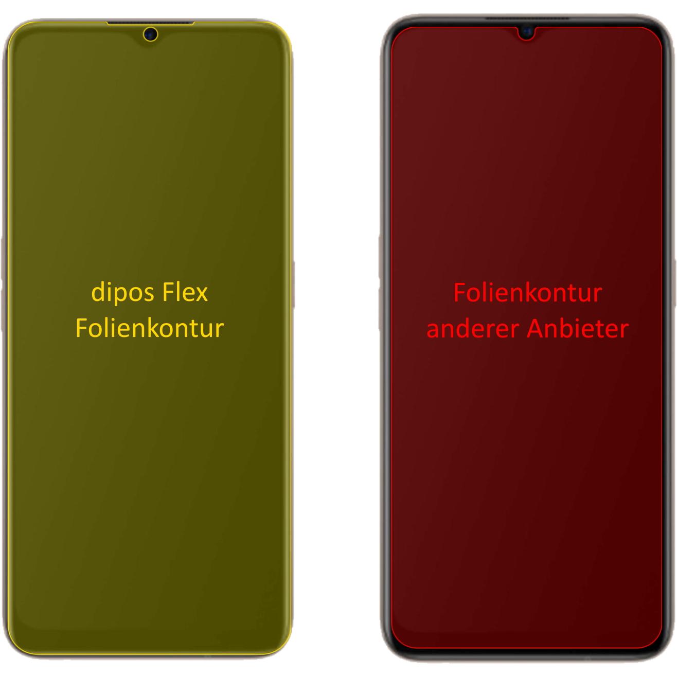 Thumbnail - Dipos Displayschutzfolie Full-Cover 3D (3 Stück, Oppo A9), Smartphone Schutzfolie, Transparent