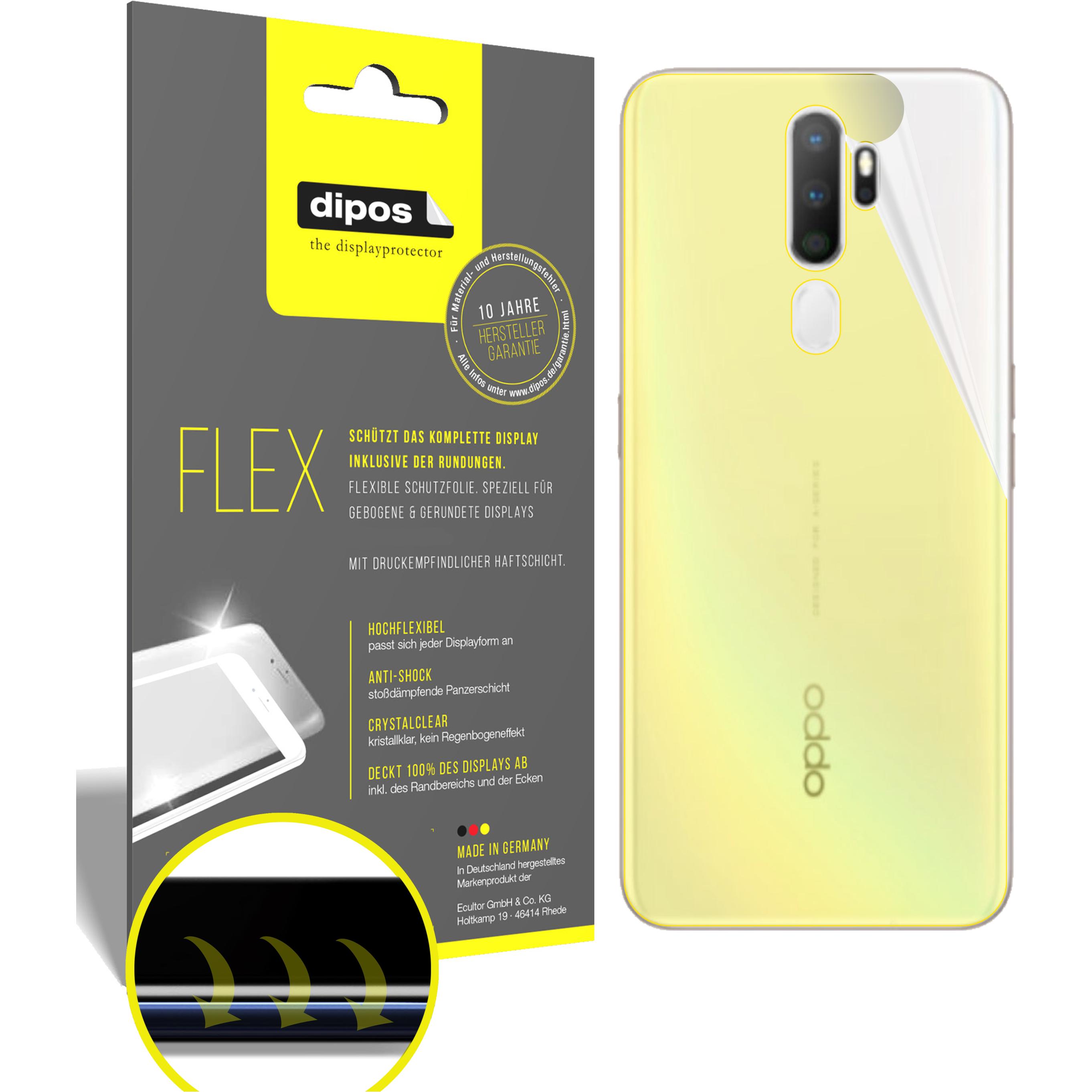 Dipos Displayschutzfolie Full-Cover 3D (2 Stück, Samsung Galaxy A5), Smartphone Schutzfolie, Transparent